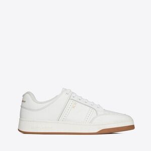 YSL Saint Laurent SL/61 LOW-TOP SNEAKERS IN SMOOTH AND GRAINED LEATHER